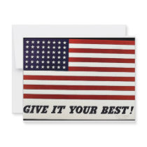 Give It Your Best Personalized Announcements