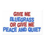 Give Me Bluegrass, Or.... Rectangle Stickers