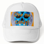 Give me Candy! Blue Skull Vampire Hat