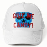 Give me Candy! Blue Skull Vampire Hat