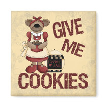 Give Me Cookies Refrigerator Magnets