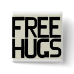 GIVE ME FREE HUGS buttons