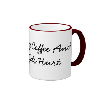 Give Me My Coffee And No One Gets Hurt Ringer Mug