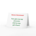 Give me my presents! cards