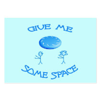 Give Me Some Space Frisbee Business Cards