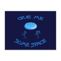 Give Me Some Space Frisbee Post Card