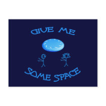 Give Me Some Space Frisbee Post Card