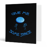 Give Me Some Space Frisbee Vinyl Binder