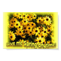 Give me Spring anytime! posters