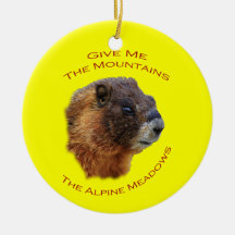 Give Me the Mountains Ornament
