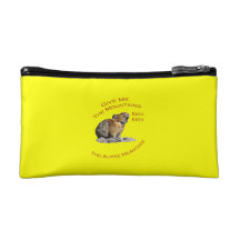 Give Me The Mountains...Pika Cosmetic Bags