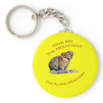 Give Me The Mountains...Pika Key Chains
