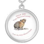 give me the mountains, the alpine meadows necklaces