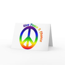Give Peace a Chance! cards