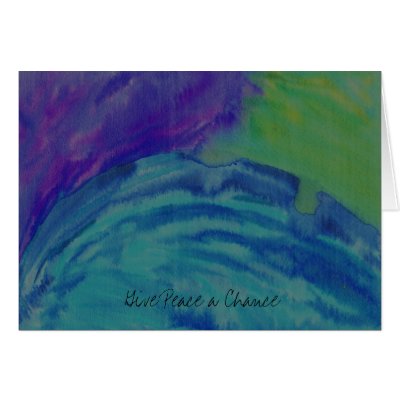 Give Peace a Chance Greeting Cards by aerten