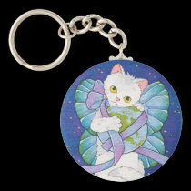 Give peace a chance keychain
