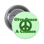 Give Peace a Chance Pinback Buttons