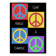Give Peace a Chance Pop Card
