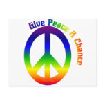 Give Peace a Chance! postcards
