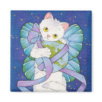 Give peace a chance square magnet magnets