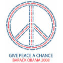 Give Peace A Chance t-shirts by VoteObama Give Peace A Chance t-shirts