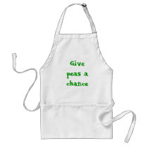 Give peas a chance aprons by Frostiness Give peas a chance aprons