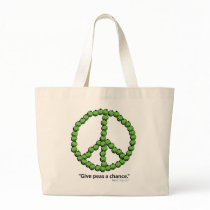 Give Peas A Chance Canvas Bag