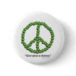 Give Peas A Chance buttons