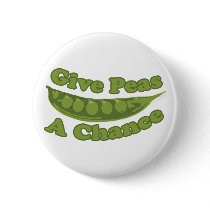Give peas a chance buttons by BoogieMonst Give peas a chance buttons