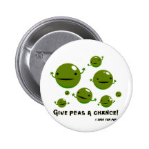 Give Peas a Chance Button