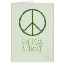 Give Peas A Chance Card cards