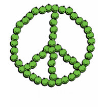 Give Peas A Chance (Dark fabrics) t-shirts