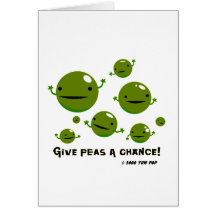 Give Peas a Chance Greeting Card