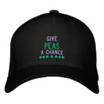 GIVE PEAS A CHANCE - HAT embroidered hats