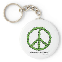 Give Peas A Chance Key Chains