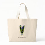 give peas a chance-light tote bags