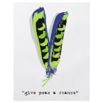 give peas a chance-light custom flyer