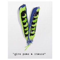 give peas a chance-light letterhead design