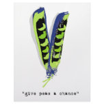 give peas a chance-light letterhead design