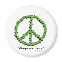 Give Peas A Chance Magnet
