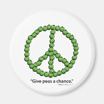Give Peas A Chance Magnet