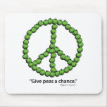 Give Peas A Chance Mouse Pad