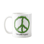 Give Peas A Chance mugs
