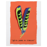 give peas a chance-orange flyers