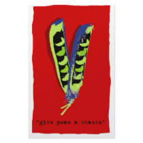 give peas a chance-red stationery by KillerGreens give peas a chance-red stationery