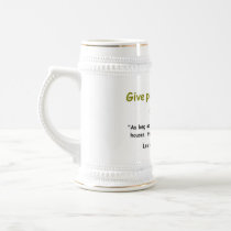 Give Peas a Chance Stein mugs