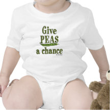 Give Peas a Chance Tee Shirts