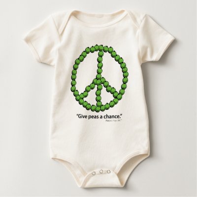 Give Peas A Chance Tee Shirt by virtuocity