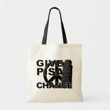 Give Pisa Chance bag - choose style, color