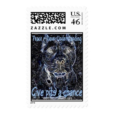Give Pits a Chance postage stamp